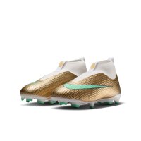Nike Mercurial Superfly 11 High Academy FG/AG LL Kinder Mbappe 2026 2 - gold/türkis