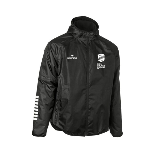 SG Neukirchen-Hülchrath x Derbystar Regenjacke Primo v24 - schwarz/weiss