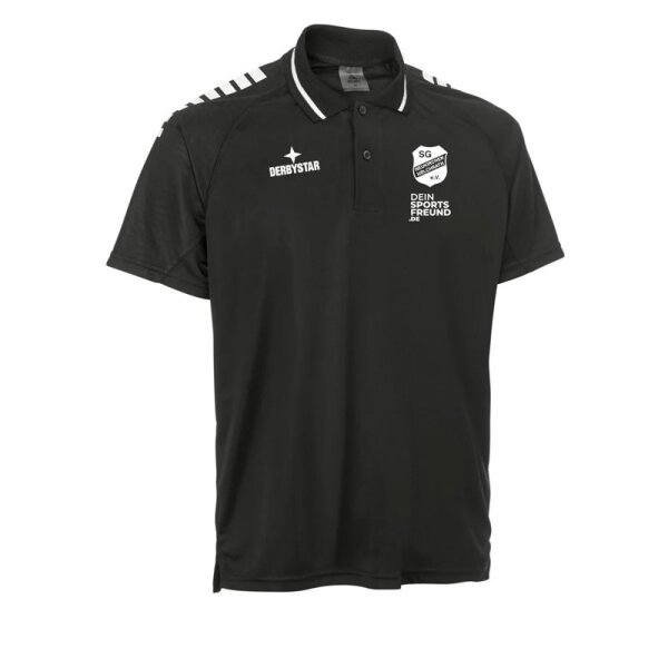 SG Neukirchen-Hülchrath x Derbystar Polo-Shirt Primo v24 - schwarz/weiss