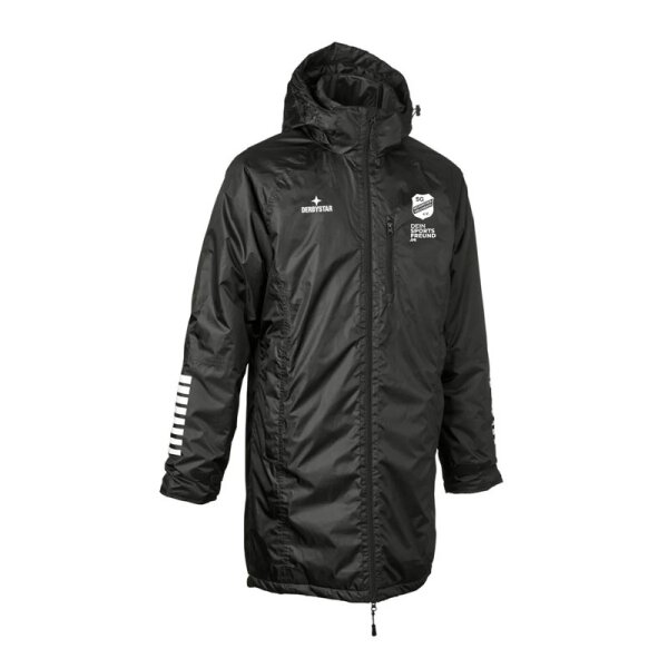 SG Neukirchen-Hülchrath x Derbystar Stadionjacke Primo v24 - schwarz/weiss