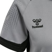 hummel Lead S/S Poly Trikot Damen - grey melange