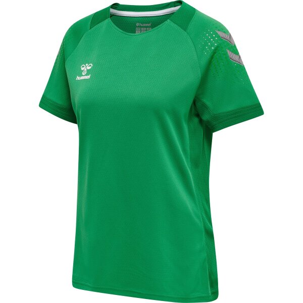 hummel Lead S/S Poly Trikot Damen - jelly bean
