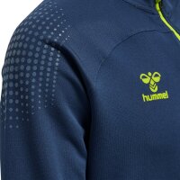 hummel Lead Poly Zip Trainingsjacke Herren - dark denim