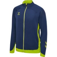 hummel Lead Poly Zip Trainingsjacke Herren - dark denim