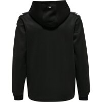 hummel Core XK Poly Hoodie Kinder - black/black
