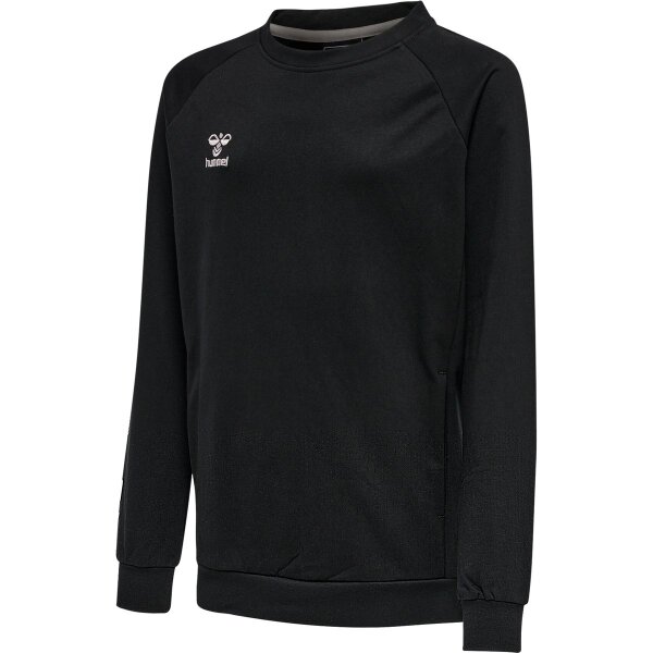 hummel Move Grid Cotton Sweatshirt Kinder - black