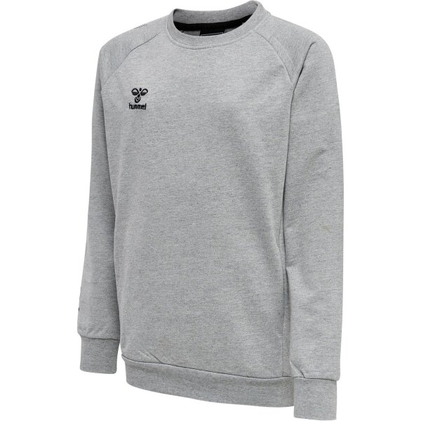hummel Move Grid Cotton Sweatshirt Kinder - grey melange