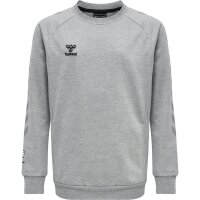 hummel Move Grid Cotton Sweatshirt Kinder - grey melange