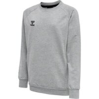 hummel Move Grid Cotton Sweatshirt Kinder - grey melange