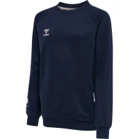 hummel Move Grid Cotton Sweatshirt Kinder - marine