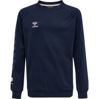 hummel Move Grid Cotton Sweatshirt Kinder - marine
