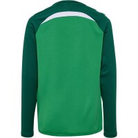 hummel Lead 2.0 Crew Sweatshirt Kinder - jelly bean/evergreen