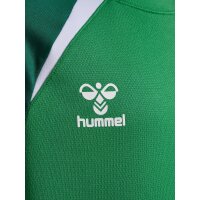 hummel Lead 2.0 Crew Sweatshirt Kinder - jelly bean/evergreen