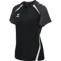 hummel Lead 2.0 Polo Damen - black/asphalt