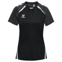 hummel Lead 2.0 Polo Damen - black/asphalt