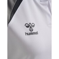 hummel Lead 2.0 Polo Damen - white/steel gray