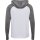 hummel Lead 2.0 Zip Hoodie Herren - white/steel gray
