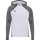 hummel Lead 2.0 Zip Hoodie Herren - white/steel gray