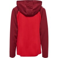 hummel Lead 2.0 Zip Hoodie Kinder - true red/maroon