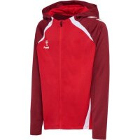 hummel Lead 2.0 Zip Hoodie Kinder - true red/maroon