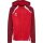 hummel Lead 2.0 Zip Hoodie Kinder - true red/maroon