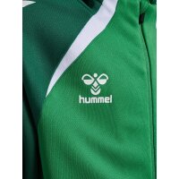 hummel Lead 2.0 Zip Hoodie Kinder - jelly bean/evergreen