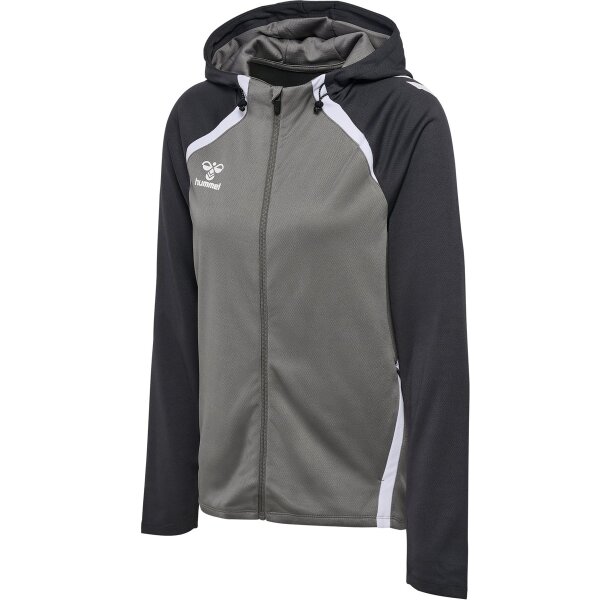 hummel Lead 2.0 Zip Hoodie Damen - steel gray/asphalt