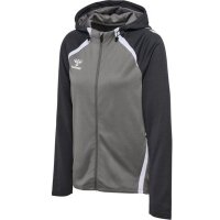 hummel Lead 2.0 Zip Hoodie Damen - steel gray/asphalt