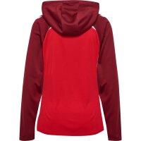 hummel Lead 2.0 Zip Hoodie Damen - true red/maroon