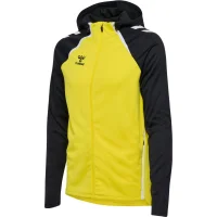 hummel Lead 2.0 Zip Hoodie Damen - blazing yellow/black