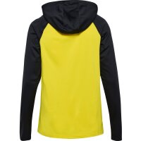 hummel Lead 2.0 Zip Hoodie Damen - blazing yellow/black