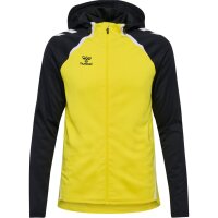 hummel Lead 2.0 Zip Hoodie Damen - blazing yellow/black