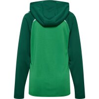 hummel Lead 2.0 Zip Hoodie Damen - jelly bean/evergreen