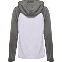 hummel Lead 2.0 Zip Hoodie Damen - white/steel gray