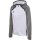 hummel Lead 2.0 Zip Hoodie Damen - white/steel gray