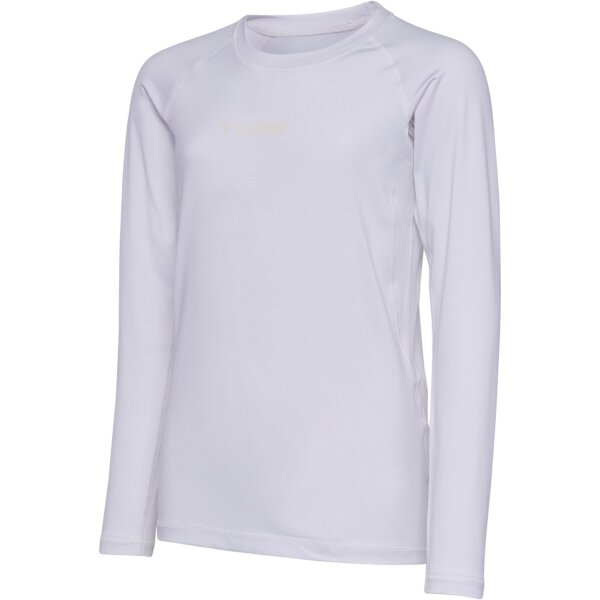 hummel Bl Performance L/S T-Shirt Kinder - white