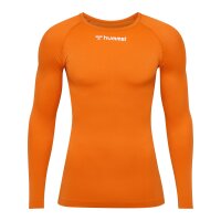 hummel Bl Comfort 2.0 L/S T-Shirt Herren - orange tiger