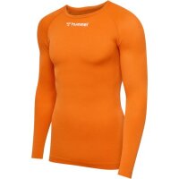 hummel Bl Comfort 2.0 L/S T-Shirt Herren - orange tiger