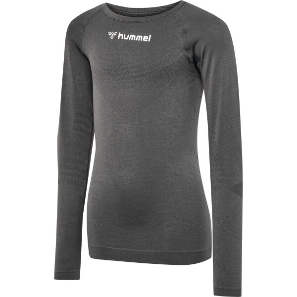 hummel Bl Comfort 2.0 L/S T-Shirt Kinder - asphalt