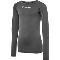 hummel Bl Comfort 2.0 L/S T-Shirt Kinder - asphalt