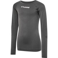 hummel Bl Comfort 2.0 L/S T-Shirt Kinder - asphalt