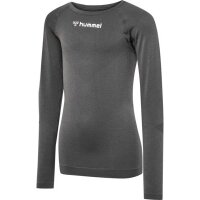 hummel Bl Comfort 2.0 L/S T-Shirt Kinder - asphalt