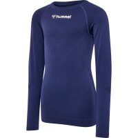 hummel Bl Comfort 2.0 L/S T-Shirt Kinder - marine
