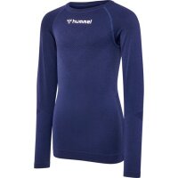 hummel Bl Comfort 2.0 L/S T-Shirt Kinder - marine