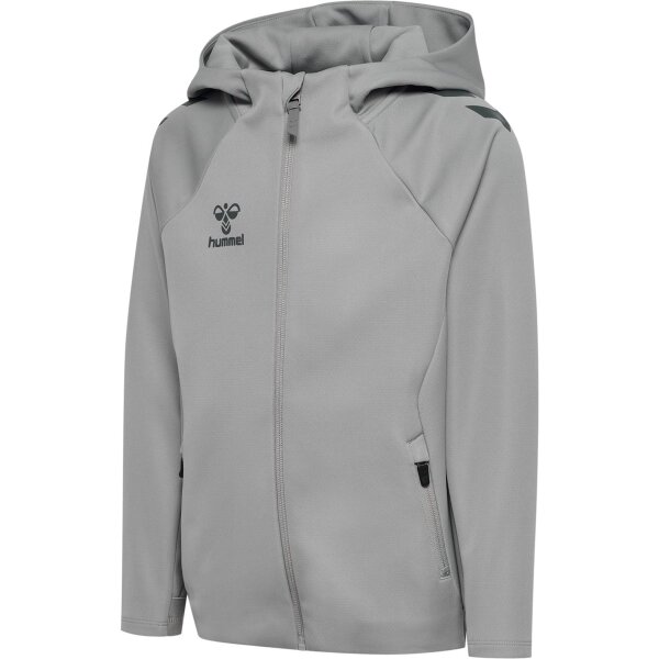hummel Cima 2.0 Zip Hoodie Kinder - alloy