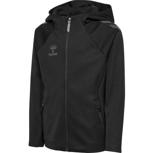 hummel Cima 2.0 Zip Hoodie Kinder - black
