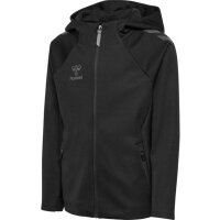 hummel Cima 2.0 Zip Hoodie Kinder - black