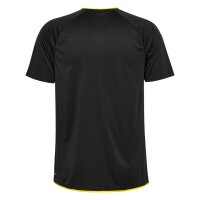 hummel Core 2.0 S/S Trikot Herren - black/blazing yellow