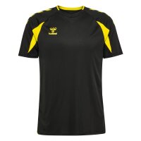 hummel Core 2.0 S/S Trikot Herren - black/blazing yellow