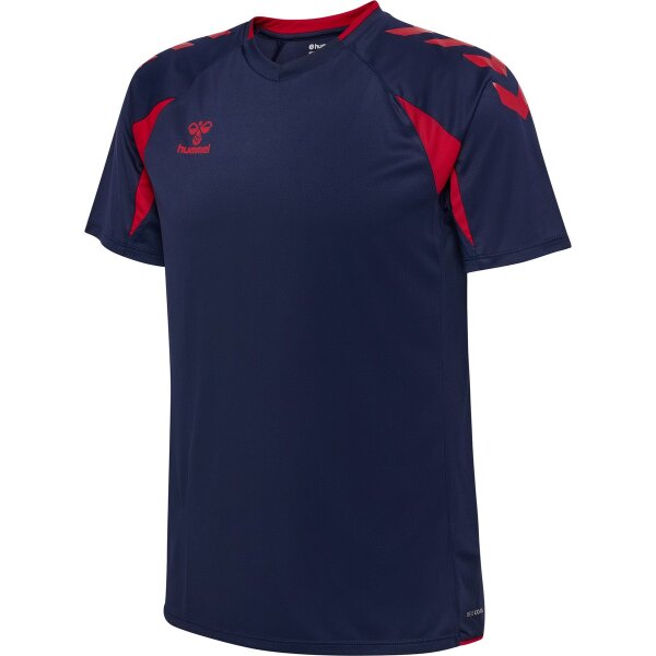 hummel Core 2.0 S/S Trikot Herren - marine/true red
